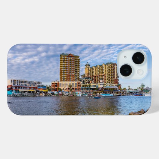 Coque Pour iPhone 15 Destin Harbour Boardwalk coque iphone (Verso (horizontal))