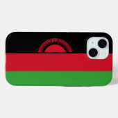 Coque Pour iPhone 15 Drapeau du coque iphone Coque du Malawi (Verso (horizontal))