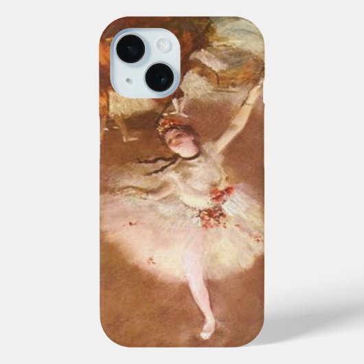 Coque Pour iPhone 15 Edgar Degas Le coque iphone étoilé (Verso)