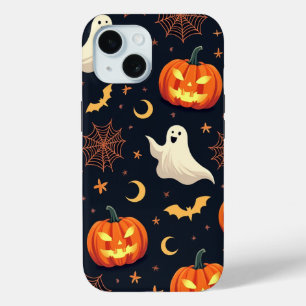 Coque Pour iPhone 15 Éffrayante lueur d'Halloween dans le coque iphone