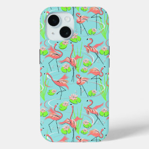 Coque Pour iPhone 15 Flamant rose Fandango Multi coque iphone