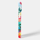 Coque Pour iPhone 15 Fleurs tropicales Vibrant Verts iPhone / coque ipa (Verso / Droite)