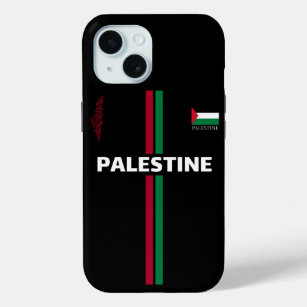 Coque Pour iPhone 15 Football en Palestine libre - équipe du drapeau