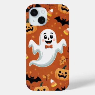 Coque Pour iPhone 15 Ghost Bat Citrouille Jouer iPhone / coque ipad