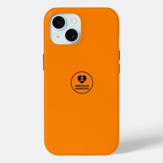 Coque Pour iPhone 15 Hunter Blaze Orange - Emo - iPhone / coque ipad (Verso)