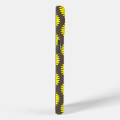 Coque Pour iPhone 15 impression gris et jaune, coque iphone Coque-mat (Verso / Droite)
