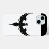 Coque Pour iPhone 15 "iPhone 15 White & Eagle Design Coque - Bold et El (Verso (horizontal))