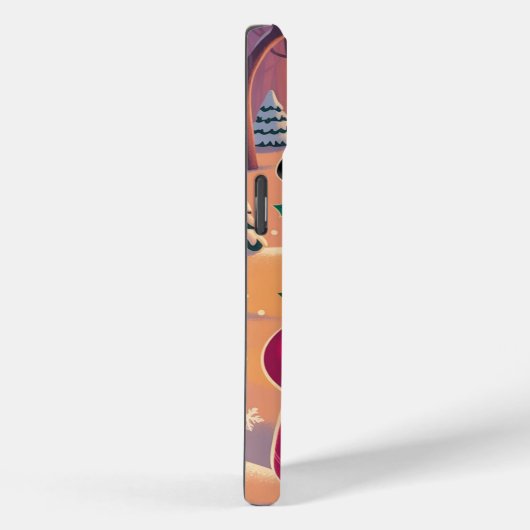 Coque Pour iPhone 15 Joyeux Noël Snowman iPhone / coque ipad (Verso / Droite)