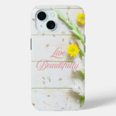 Coque Pour iPhone 15 Live Beautiful - iPhone / coque ipad (Verso)