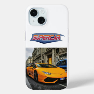 Coque Pour iPhone 15 Magnifique Supercar iPhone 15 Coque Design.