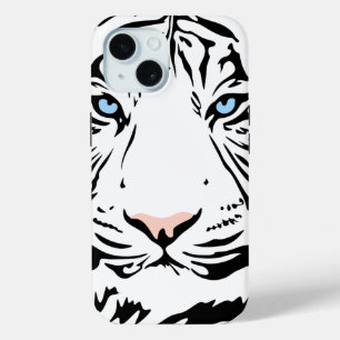 Coque Pour iPhone 15 Magnifique tigre blanc   coque iphone personnalisé