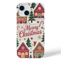 Maison en pain d'épice de Noël iPhone / coque ipad