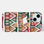 Coque Pour iPhone 15 Maison en pain d'épice iPhone de Noël / coque ipad (Verso (horizontal))