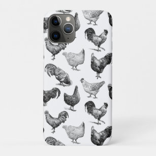 Case-Mate iPhone Case Motif de poulet de la ferme Retro Country