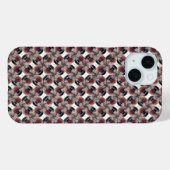 Coque Pour iPhone 15 Motif numérique abstrait 1225 - Coque Iphone (Verso (horizontal))
