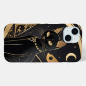 Coque Pour iPhone 15 Mystic Night Guardian iPhone 15 coque (Verso (horizontal))
