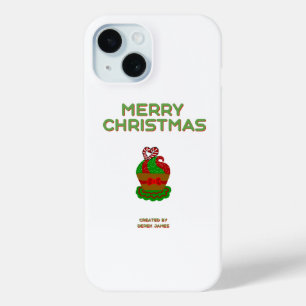 Coque Pour iPhone 15 Noël Cupcake Apple iPhone 15 Coque