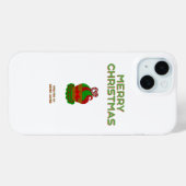 Coque Pour iPhone 15 Noël Cupcake Apple iPhone 15 Coque (Verso (horizontal))