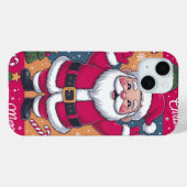 Coque Pour iPhone 15 Noël Noël Noël Santa Clause iPhone / coque ipad (Verso (horizontal))