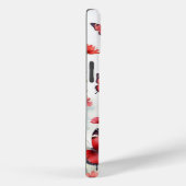 Coque Pour iPhone 15 Papillons rouges et noirs Floral iPhone / coque ip (Verso / Droite)
