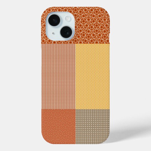 Coque Pour iPhone 15 Patchwork De Motif 1 iPhone / coque ipad (Verso)
