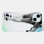 Coque Pour iPhone 15 Patineuse fille iPhone 15 Coque (Verso (horizontal))