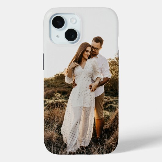Coque Pour iPhone 15 Photo personnalisée iPhone 15 Coque (Verso)