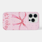 Coque pour Iphone 15 Pro avec un motif de ruban (Verso Horizontal)