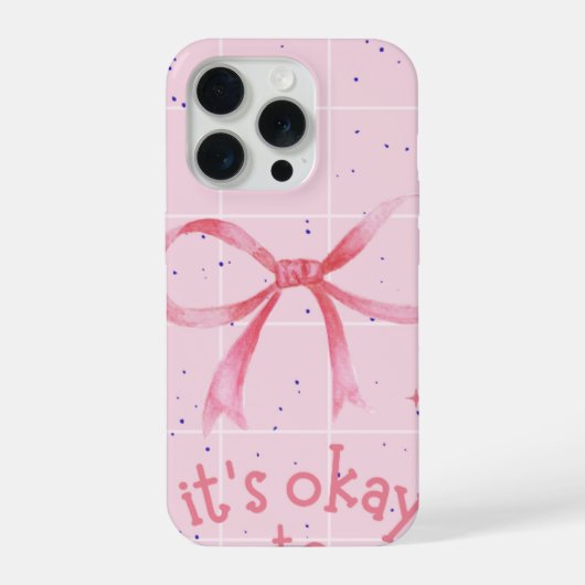 Coque pour Iphone 15 Pro avec un motif de ruban (Verso)