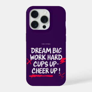 COQUE POUR IPHONE 15 PRO RÊVE GRAND ENCOURAGEZ