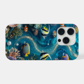 Coque pour iPhone 15 Pro Underwater Pearl Reef – O (Verso Horizontal)