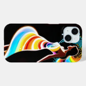 Coque Pour iPhone 15 Rainbow serenity iPhone / coque ipad (Verso (horizontal))