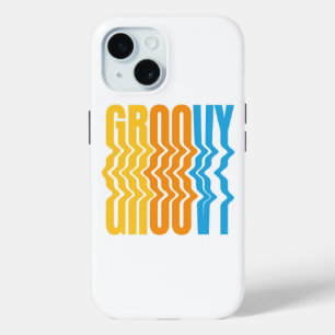 Coque Pour iPhone 15 Rétro Super Wavy Texte iphone 15 coque