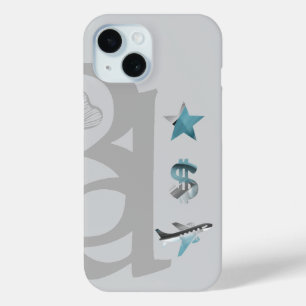 Coque Pour iPhone 15 RICH coque iphone Trend Abstrait Océan Bleu