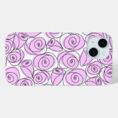 Coque Pour iPhone 15 Rose Lilac coque iphone (Verso (horizontal))