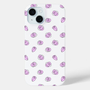 Coque Pour iPhone 15 Rose Lilac Multi coque iphone