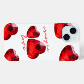 Coque Pour iPhone 15 Saint Valentin iPhone 15 Coque (Verso (horizontal))