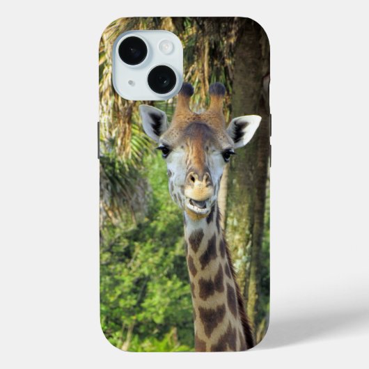 Coque Pour iPhone 15 Silly Giraffe - iPhone / coque ipad (Verso)