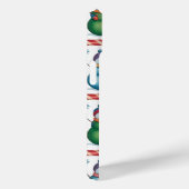 Coque Pour iPhone 15 Snowman Snowflake Noël iPhone / coque ipad (Verso / Droite)