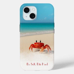Coque Pour iPhone 15 Soyez doux, mordant - iPhone 15 Coque dur