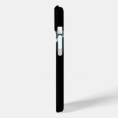 Coque Pour iPhone 15 Tendance coque iphone Art Abstrait Noir Blanc Vert (Verso / Gauche)