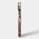 Coque Pour iPhone 15 Une fille et plein de fleurs iPhone 15 Coque (Verso / Gauche)