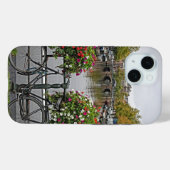 Coque Pour iPhone 15 Vélo - Canal - Amsterdam - iPhone 15 Coque (Verso (horizontal))