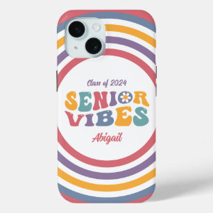Coque Pour iPhone 15 Vibes seniors Classe Super de 2024 Grad