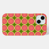 Coque Pour iPhone 15 Watermelon rose Multi coque iphone (Verso (horizontal))