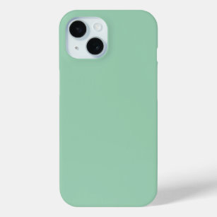 Coque Pour iPhone 15 Yummy Mint vert couleur solide