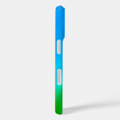 Coque pour iPhone 16 Inspiré par Blue & Green Auro (Verso / Droite)