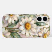 Coque pour iPhone Elegant Daisy Verre teinté flora (Verso (horizontal))