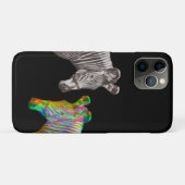 Coque pour iPhone / iPad Deux Zèbres (Dos (Horizontal))