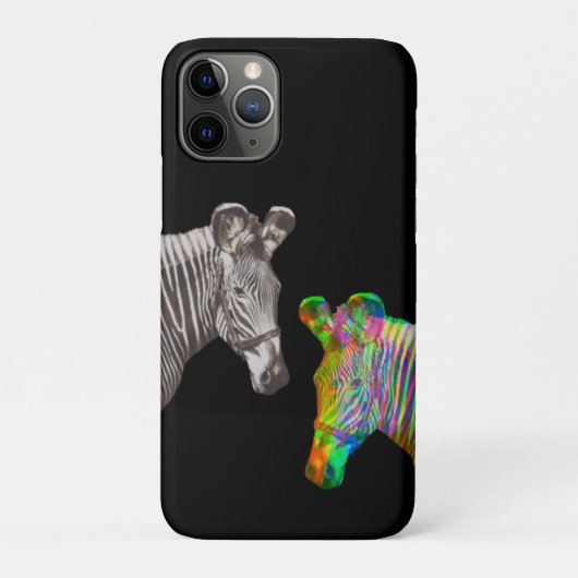 Coque pour iPhone / iPad Deux Zèbres (Dos)